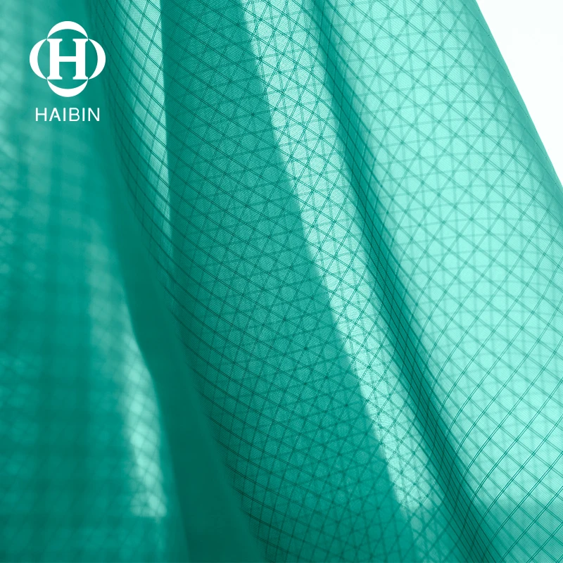 20D 28GSM MONO Ripstop Nylon Mesh Fabric For Ultralight Hammock / Shelter