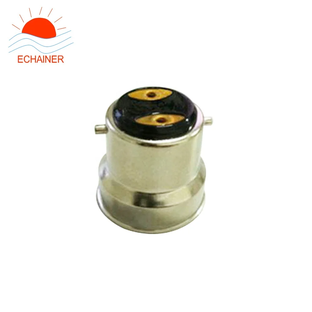 modern hot sell B22 Lamp cap copper plating lamp holder