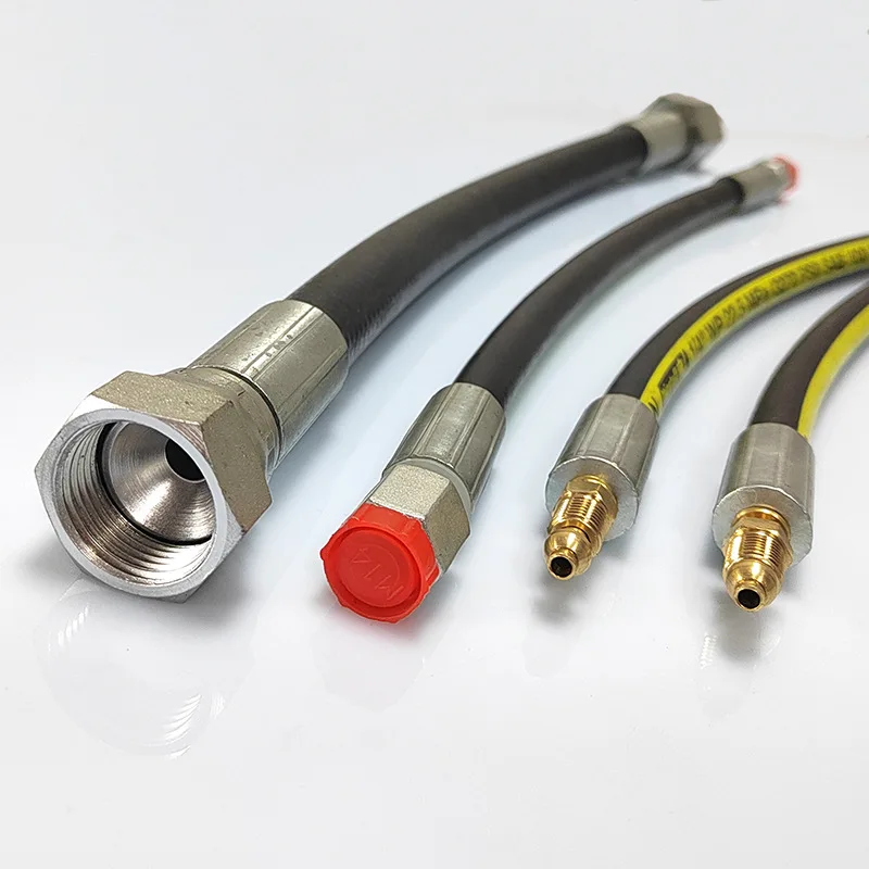 International SAE EN 853 Standard Steel Wire Braided Industrial Rubber Hose Hydraulic Hoses Free Samples