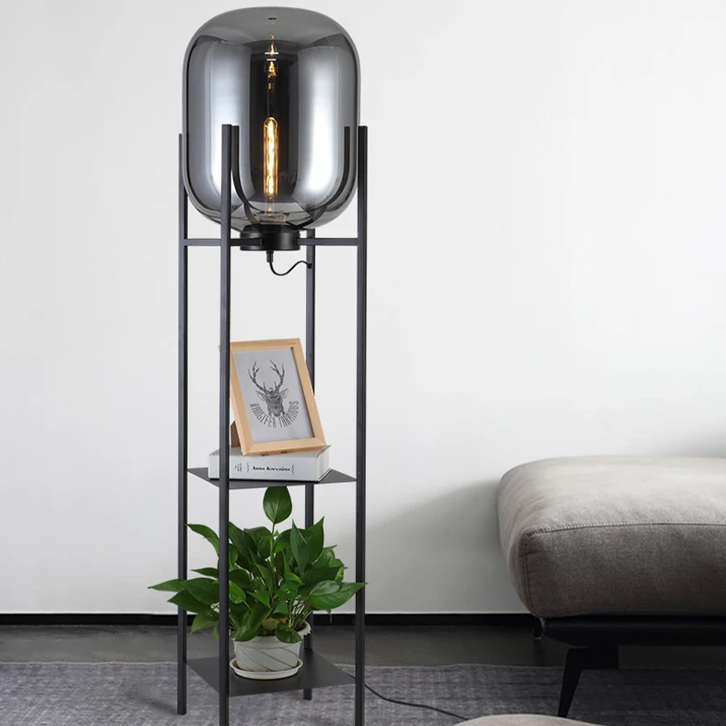 Nordic Designer Indoor Bedroom Living Room Iron Rotatable Standing Modern Led Floor Lamp