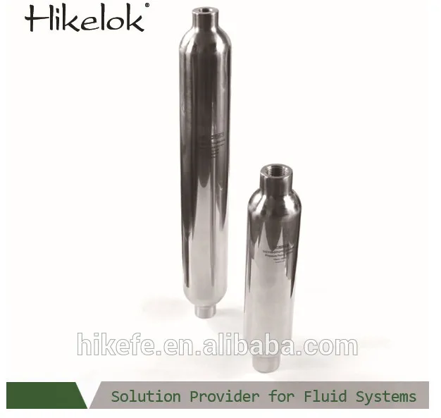 TPED Hikelok 500psi 1800 psi 1/4' female NPT stainless steel double- end sampling cylinder sampling bomb