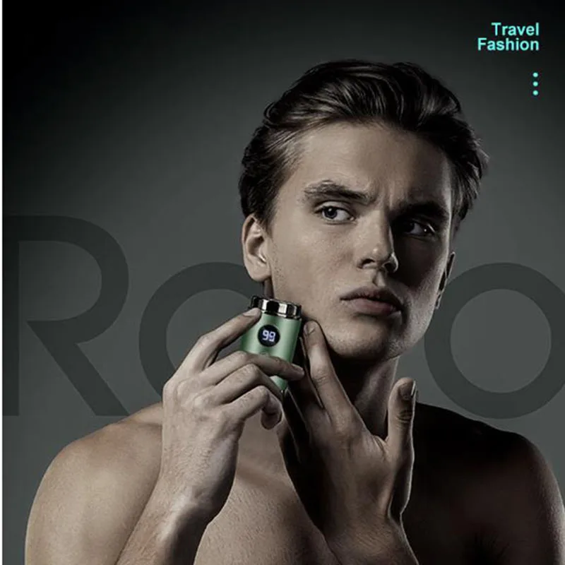 2024 New Electric Mini Shaver Rechargeable Full Body Washable Travel Car Portable Men Shaver Factory wholesale OEM