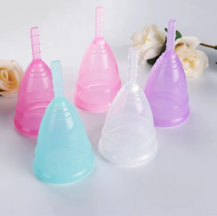 Wholesale Price Custom Hygiene Feminine Menstruation Lady Medical Silicone Collapsible Reusable Clean Menstrual Cup