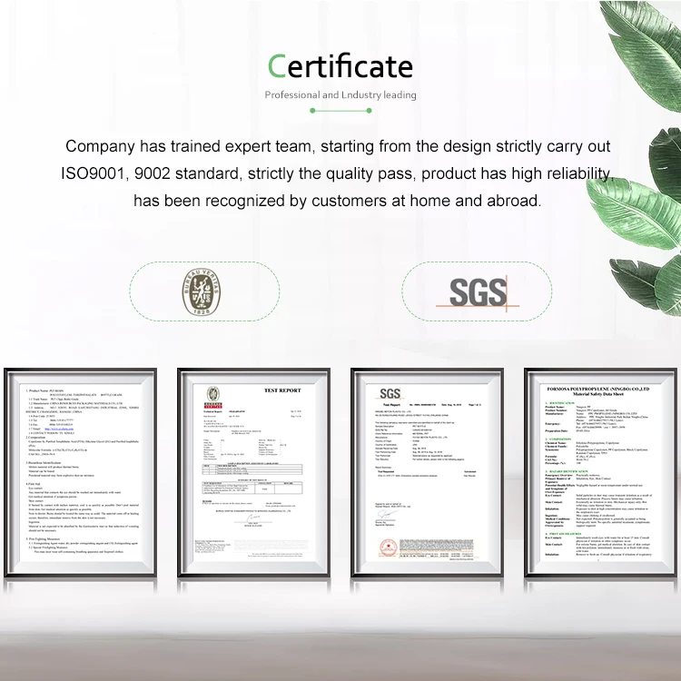 Packaging Cylinder 300ML PET Drinking Water Bottle Plastic With Screw Cap