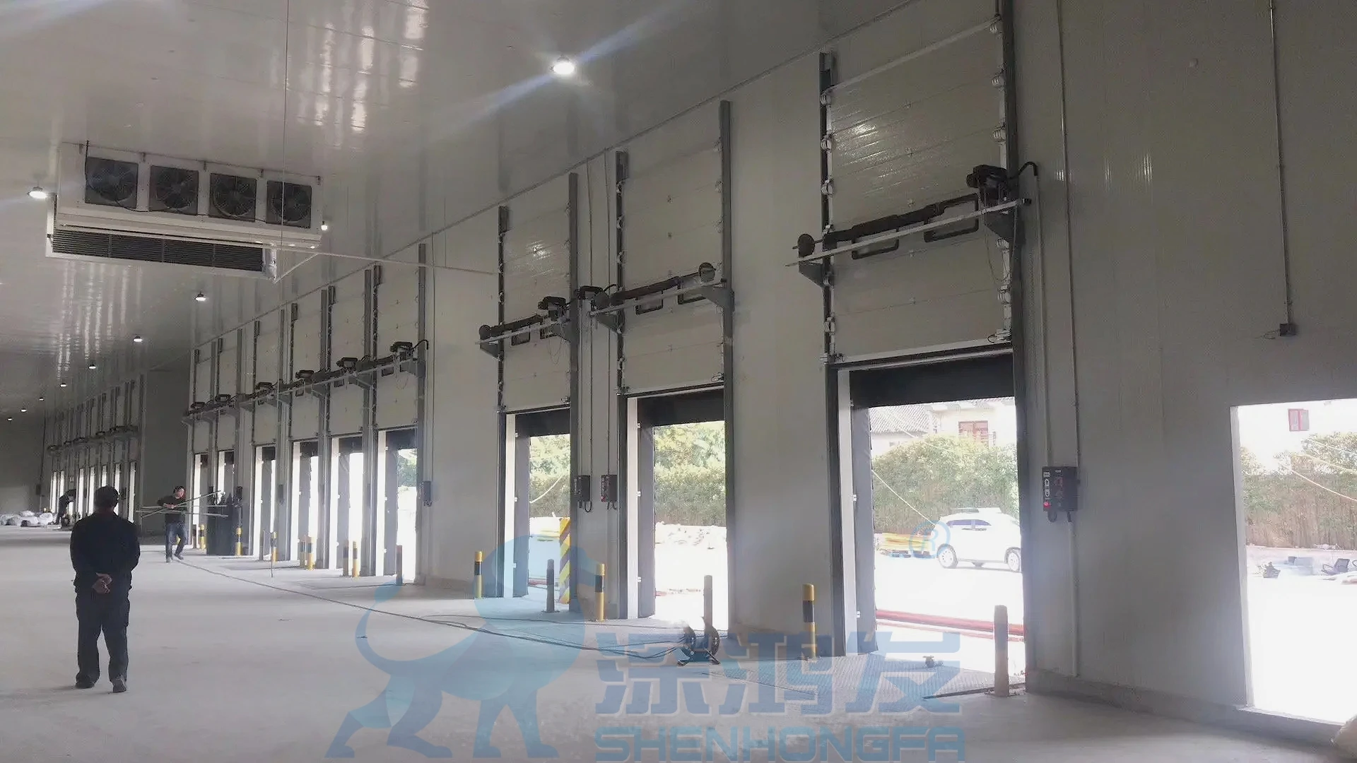 high speed doors transportation industry sliding door industrial gate of logistics park