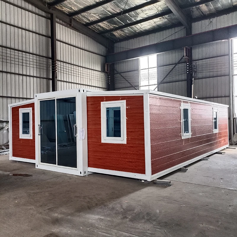 Popular Wholesale Portable Luxury Homes Container House Hotel Log Cabins Modular Expandable Homes with Terrace