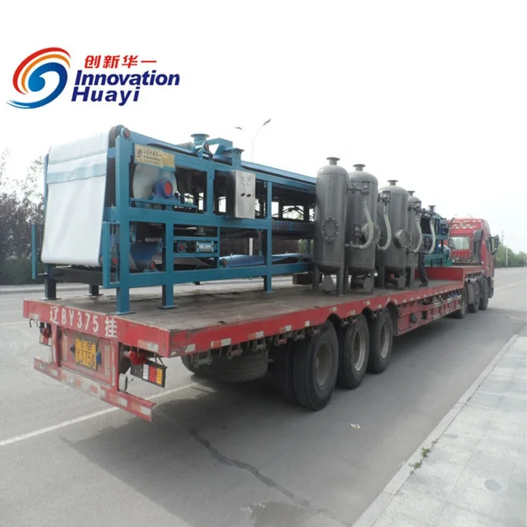 High Quality Press Sludge Dewatering Horizontal Vacuum Belt Filter Press