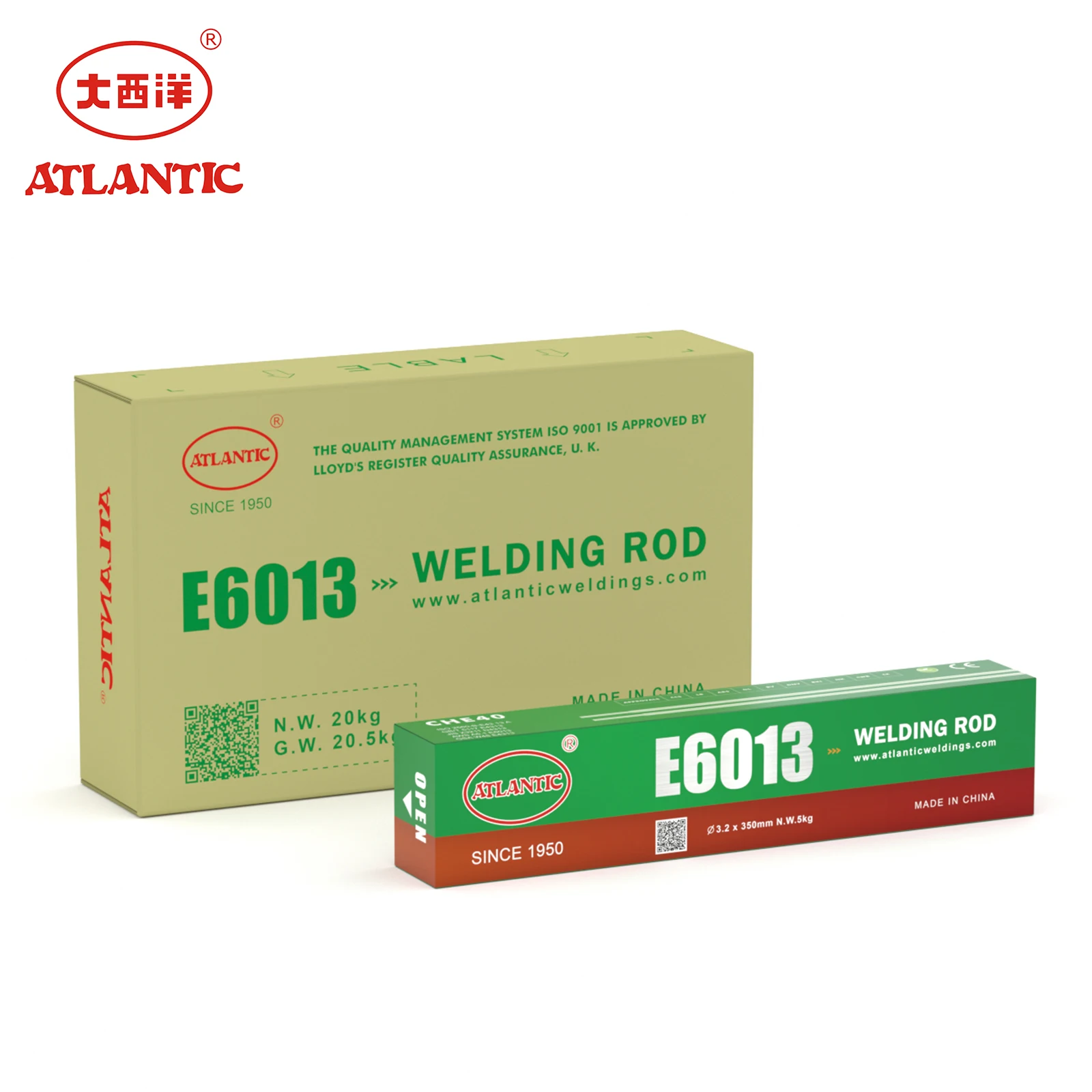 Atlantic Welding Electrode E6013 Welding Rods Chinese Manufacturer