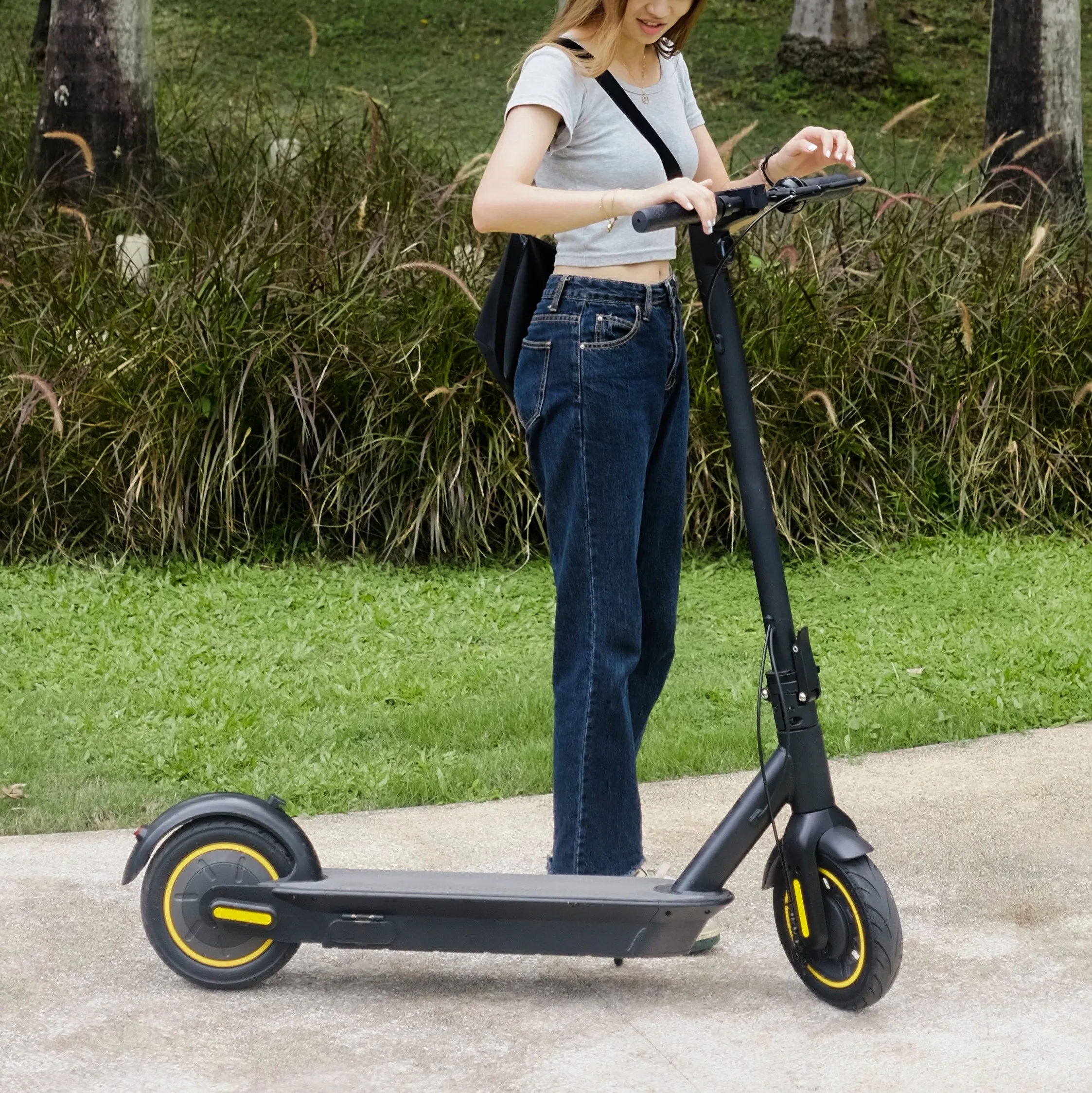 Drop Shipping 10inch Ninebot Max G30 Electric Scooter Eu Warehouse Cheap Fast Delivery 350w Electric Scooter For Adults