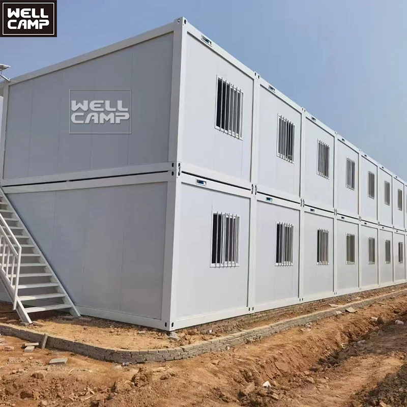 WELLCAMP Low Cost Container House Hotel Prefabricated Villa Prefab House Mobile Customize Living Room Office Modular