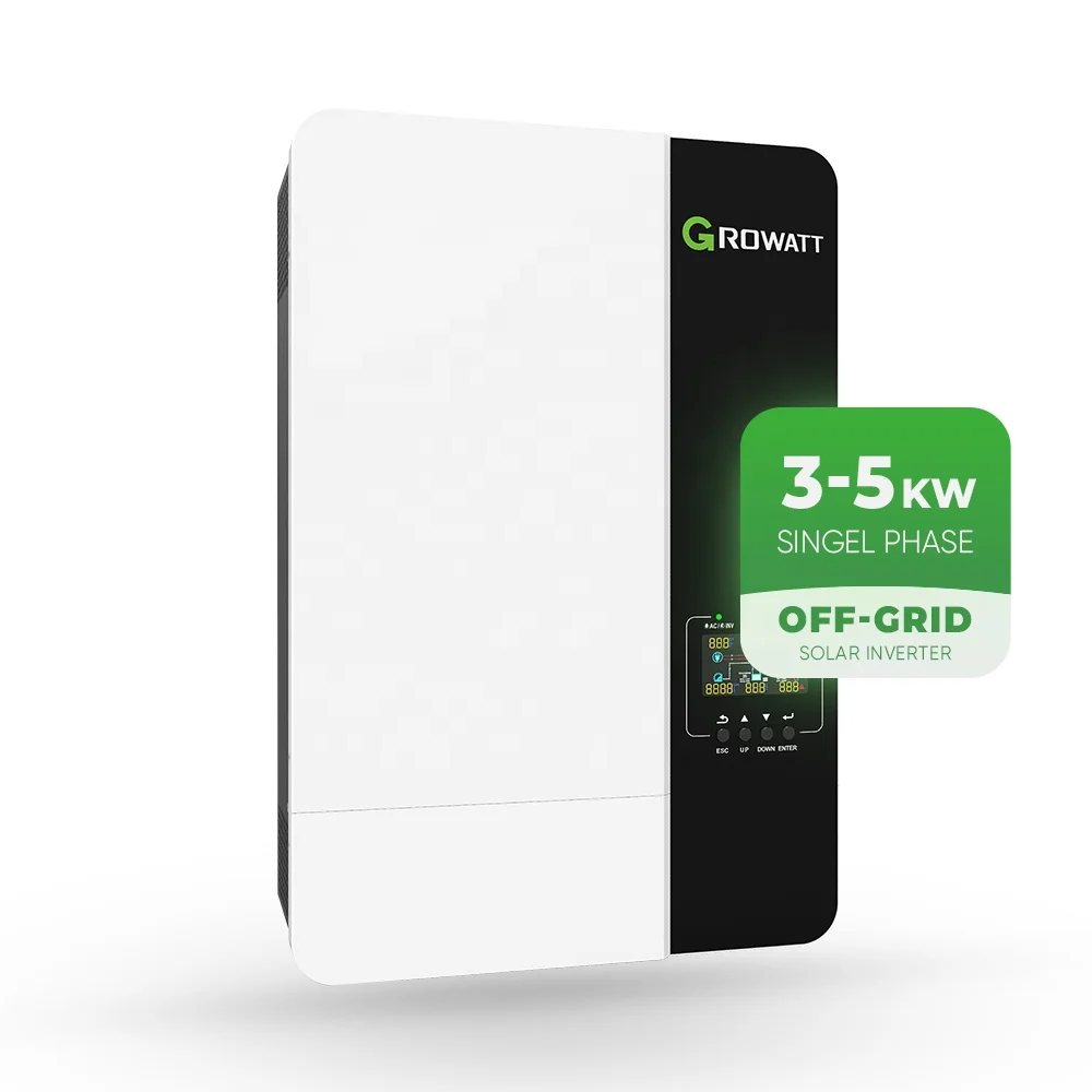 Growatt Off Grid Inverter 48V 3Kw 3.5Kw 15Kw SPF 5000 ES Hybrid Solar Inverters With