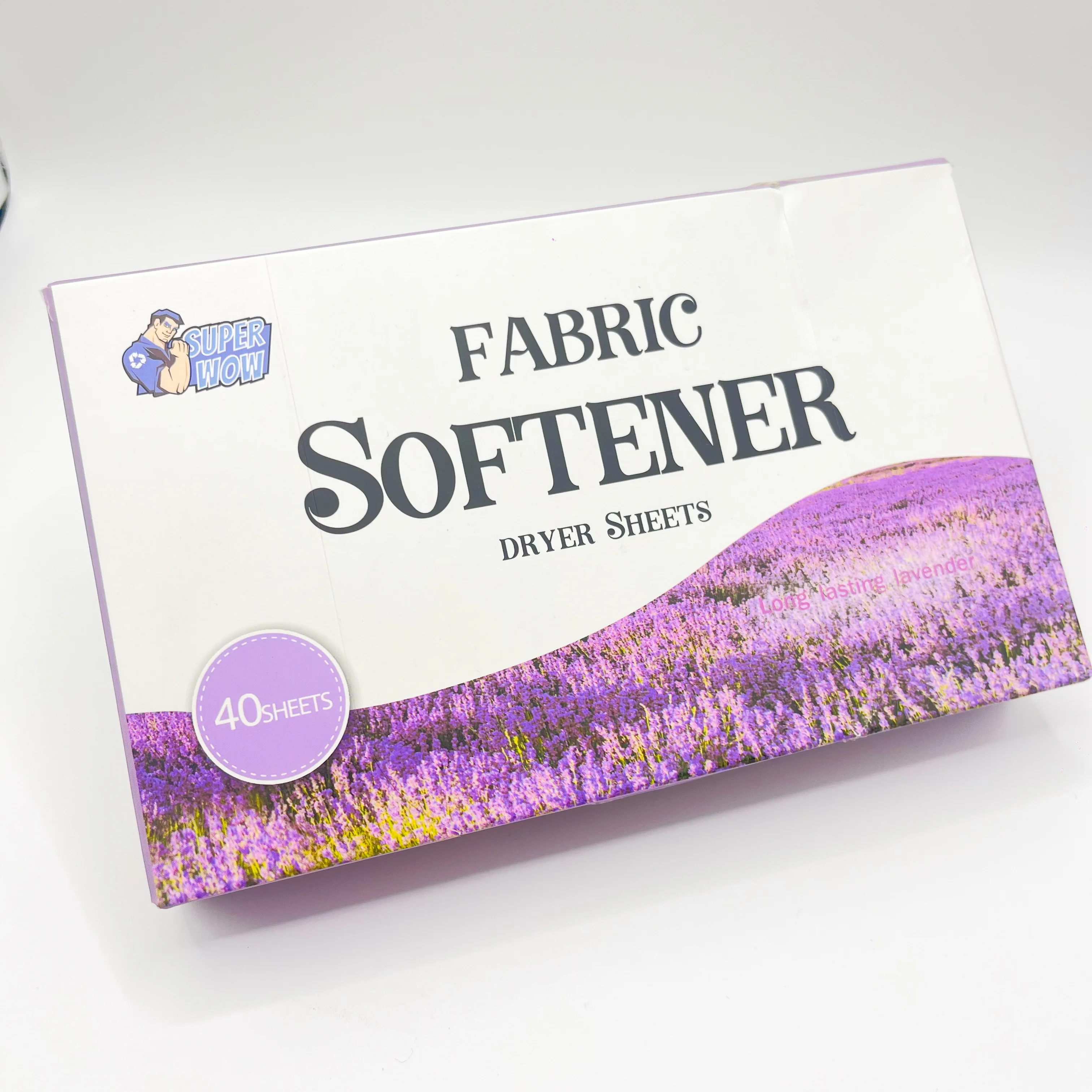 LOW MOQ Custom Logo Fragrance Laundry Softener Anti Static Fresh Linen Lavender Scent Laundry Fabric Softener Dryer Sheets