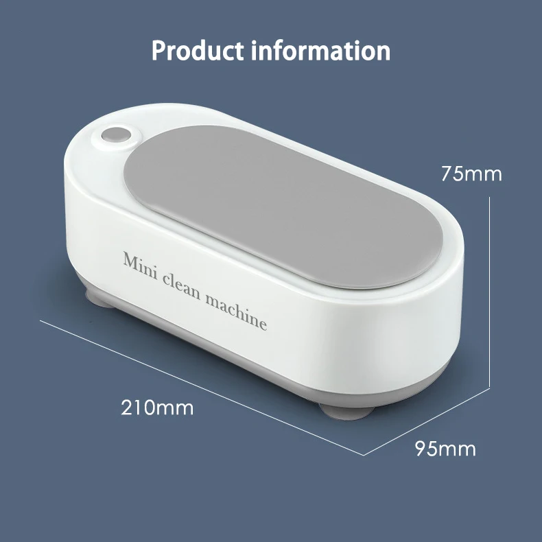 OEM Electric Mini Portable USB Jewelry Watch Glasses Lens Cleaning Machine High Frequency Household Ultrasonic Cleaners
