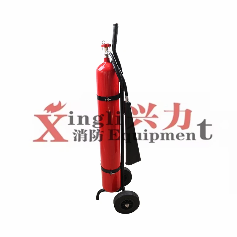 Wheeled Carbon Steel 9kg Co2 Empty Fire Extinguisher Cylinder, extincteur  extinguisher fire