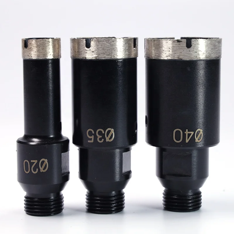 Custom M14&1/2GAS threaded diamond bit High speed ceramic coring bit