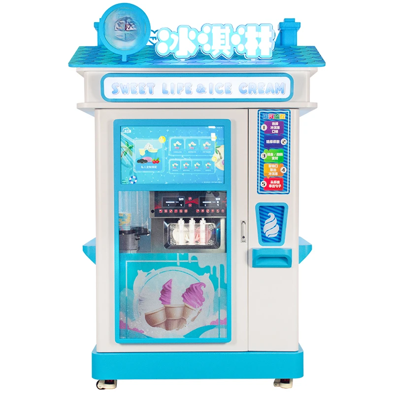 OEM Ice Vending Machine Commercial Automatic Ice Vending Machine