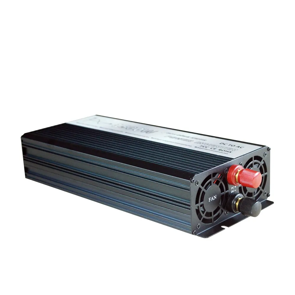 500W 1000W 2000W 2500W 3000W dc 12V 24V to ac 110v 120v 220v 230 Volt pure sine wave power inverter with solar controller