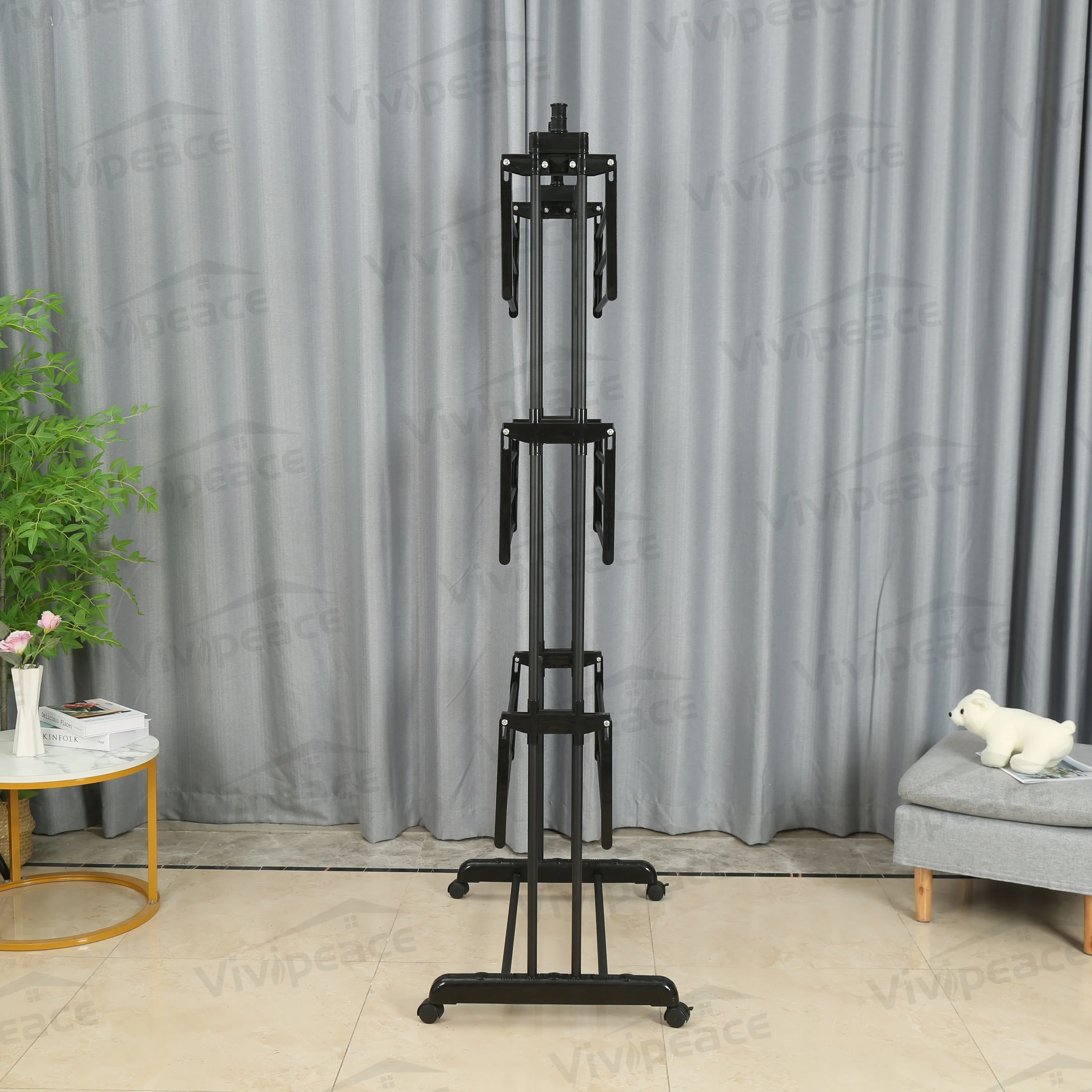 Cheap rack  3 tiers clothes drying rack garment rack