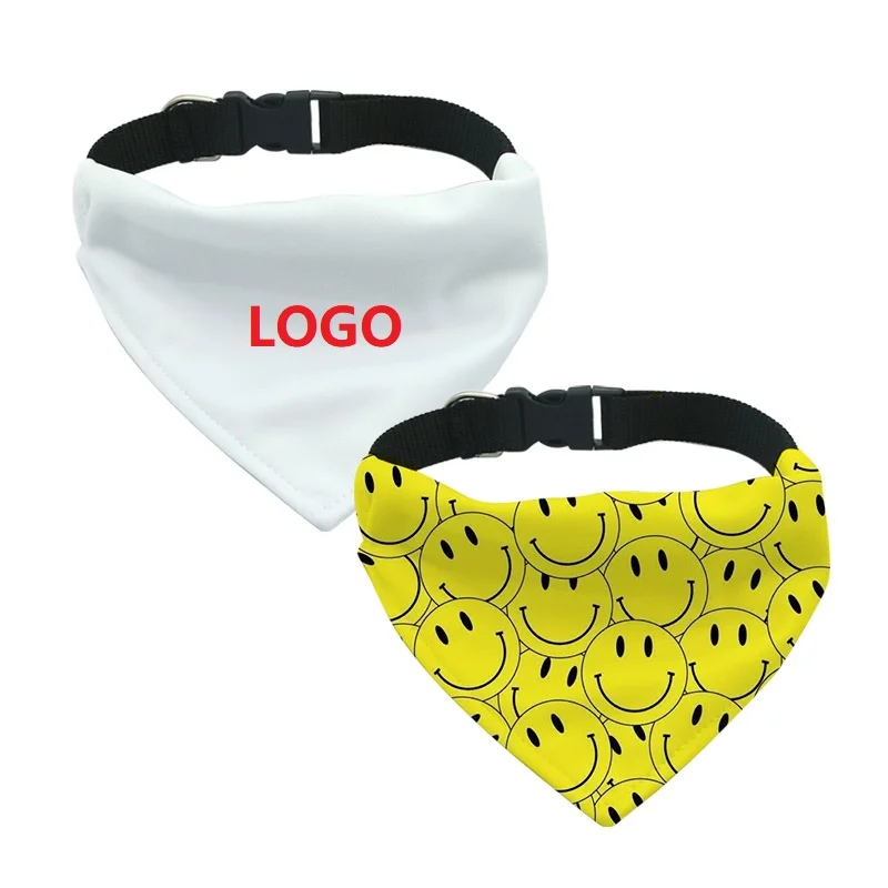 Sublimation Blanks Triangle Bandanas for Dogs Pets Factory Custom Dog Pet Scarf
