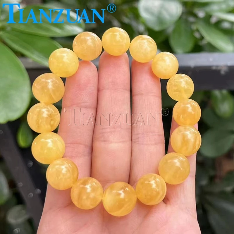 Ball Shape cabochon cut 10mm beads natural amber Loose Gemstones bracelet bangle for jewelry