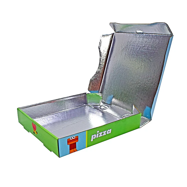 New arrival aluminum foil 6 8 9 10 12 14 inch pizza box for sale