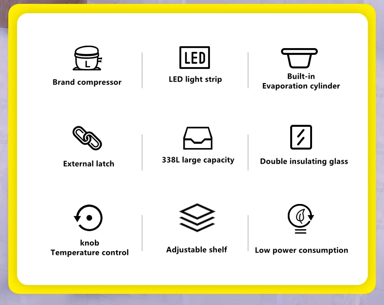 Fresh keeping display cabinet single door vertical commercial display cabinet glass door chiller freezer