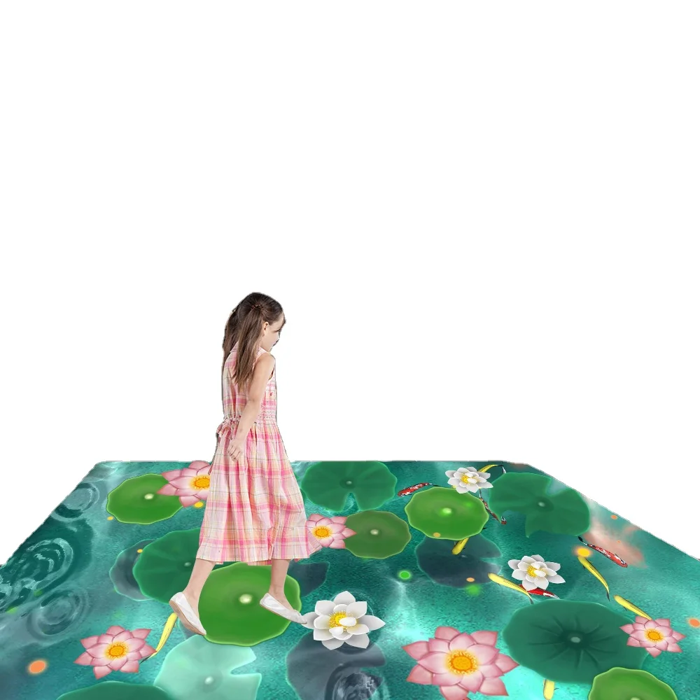 Low price interactive floor advertising display,msd7816 solution