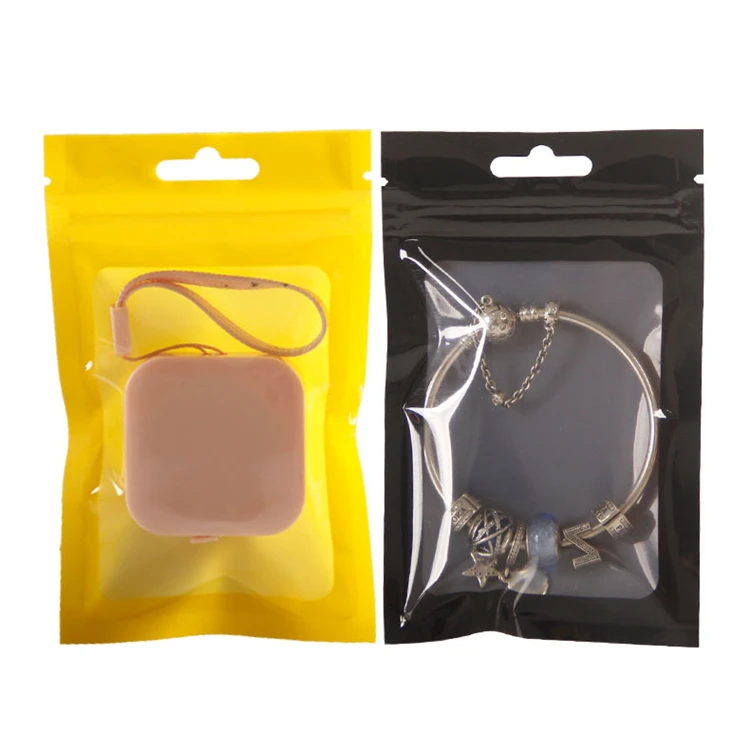 In Stock Resealable Matt 7x10 Zipper Bag Pouch Mobile Phone Case Plastic Aluminum Foil Black Jewelry Bag Candy Bag With Zipper