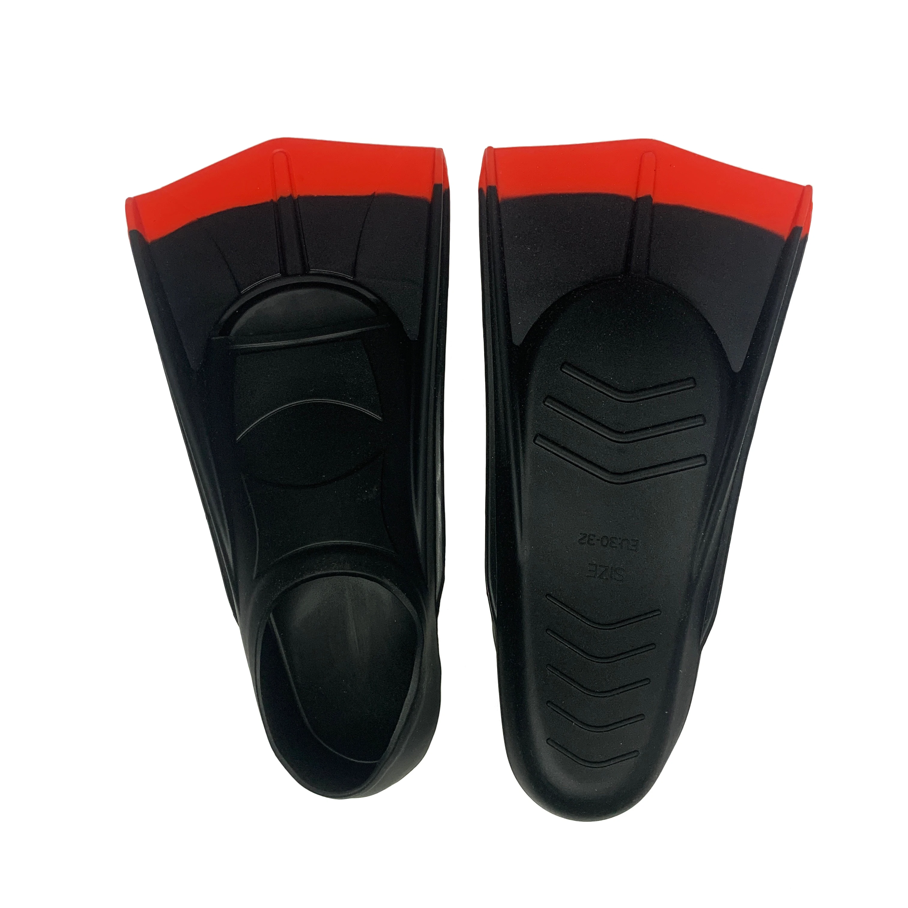 Adult Kids Short Floating Swim Fins Silicone Snorkel Fins for Snorkeling Swimming Flippers Diving Fins