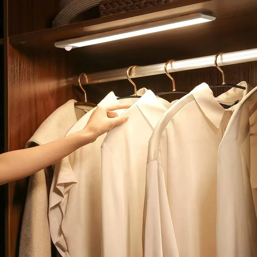 ZYL LED intelligent human body sensing light USB wireless charging magnetic suction wardrobe ultra-thin aluminum cabinet light