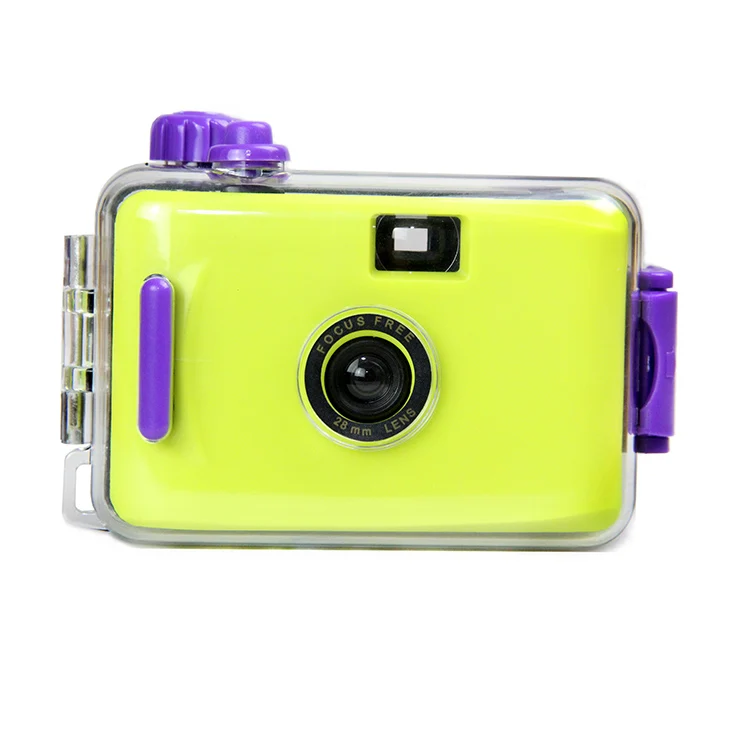 Fashion popular cheap reusable colorful plastic35mm film camera lomo