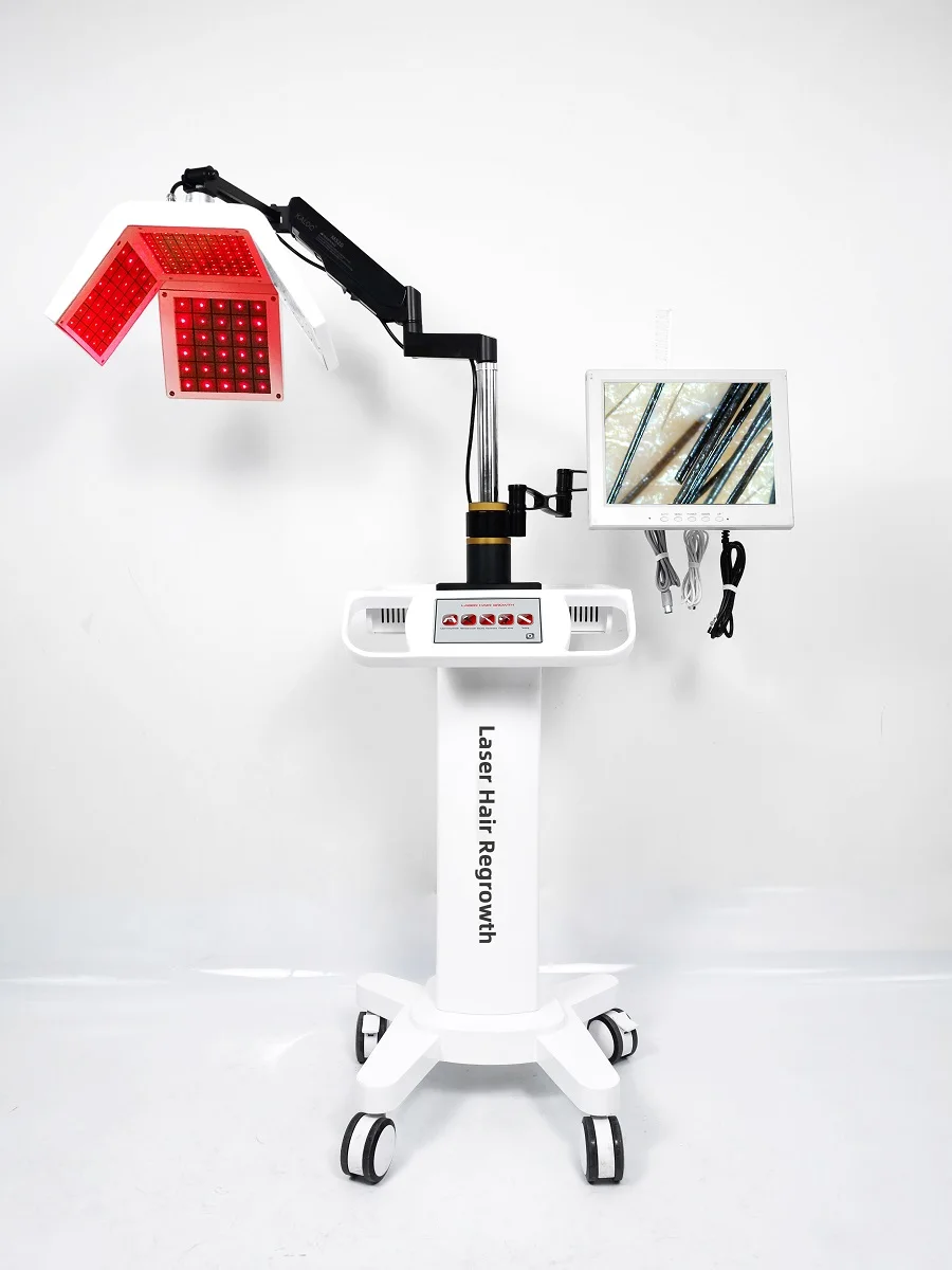 Anti-Hair Loss LED Light Therapy Proactivated Hair Follicle Fast Growth Diode Laser Hair Growth Machine