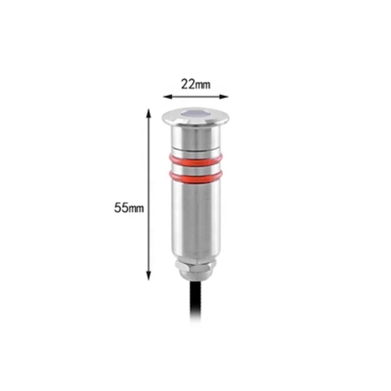 China Manufacturer IP68 Led Underwater Light 12v for Swimming Pool dia10mm 15mm 22mm 25mm mini led pool lamps