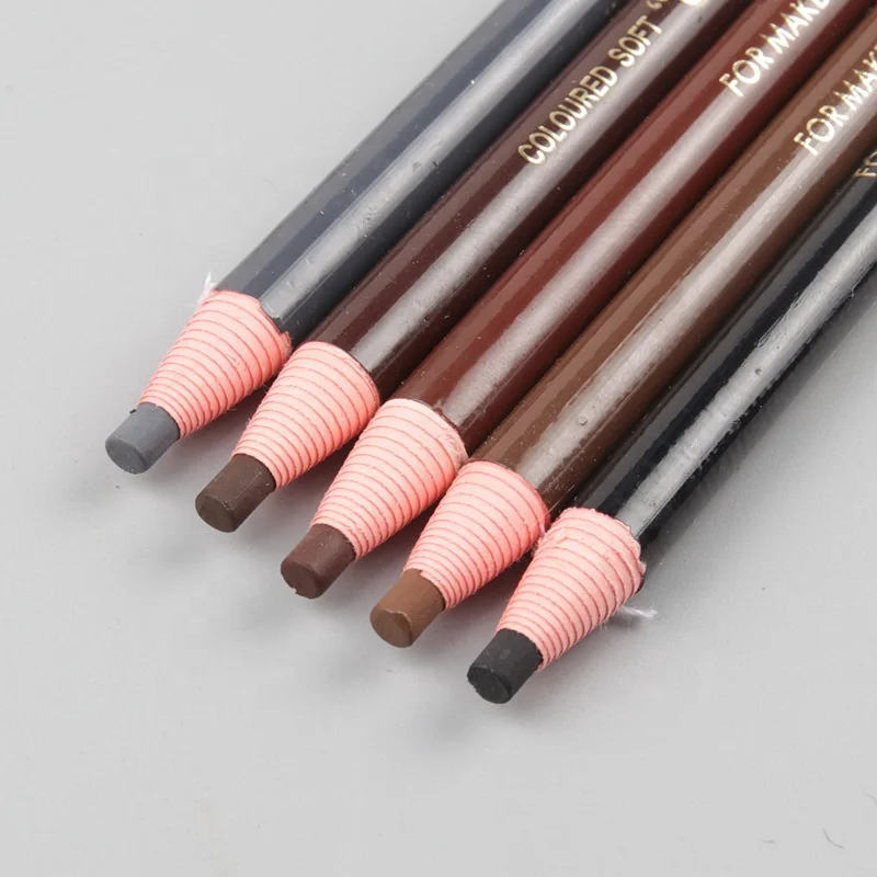 5pcs/set Eyebrow Pencil Makeup Eyebrow Enhancers Cosmetic Art Waterproof Tint Stereo Types Coloured Beauty Eye Brow Pen Tools