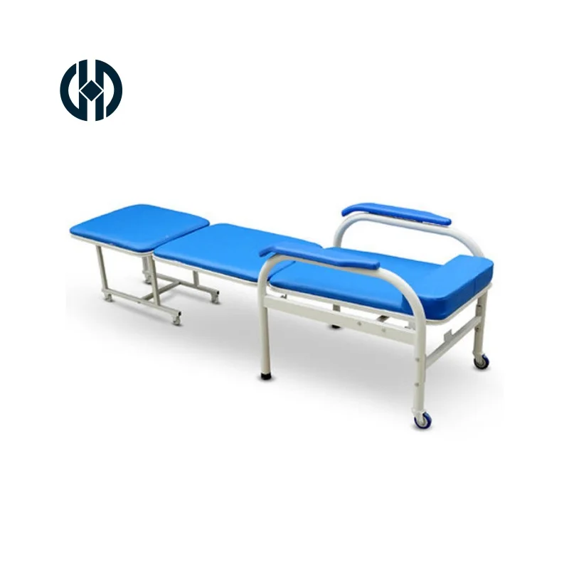 Manhua Hot Sale Hospital Medical Folding Sleeping Patient Accompany Chair