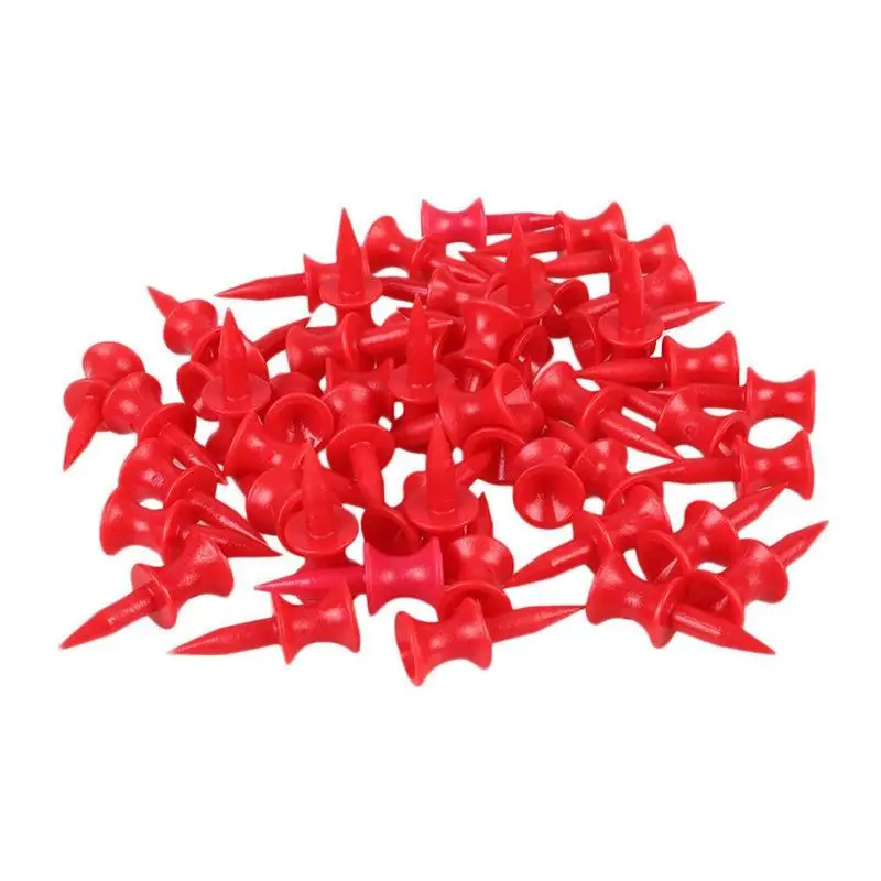Free Sample Custom Logo Size Golf Tees Plastic Castle Tees