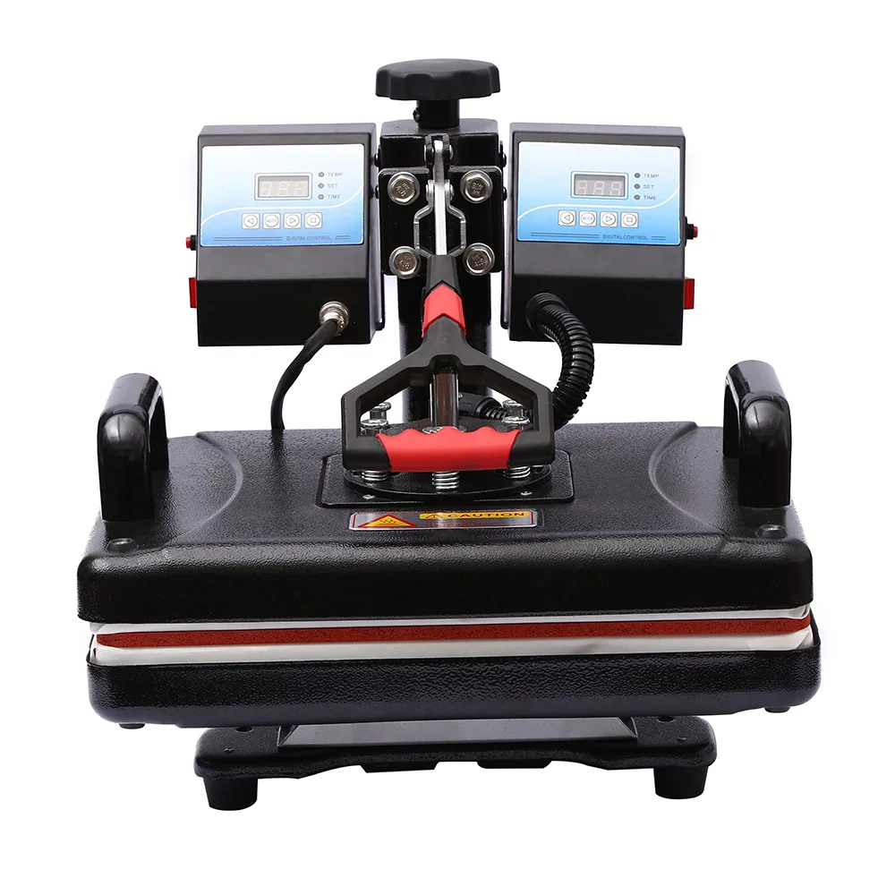 Double Digital Controller Flat 29x38 Heat Press Machine for T Shirt Rock Slate Frame 12x15 Flat Heat Press Machine