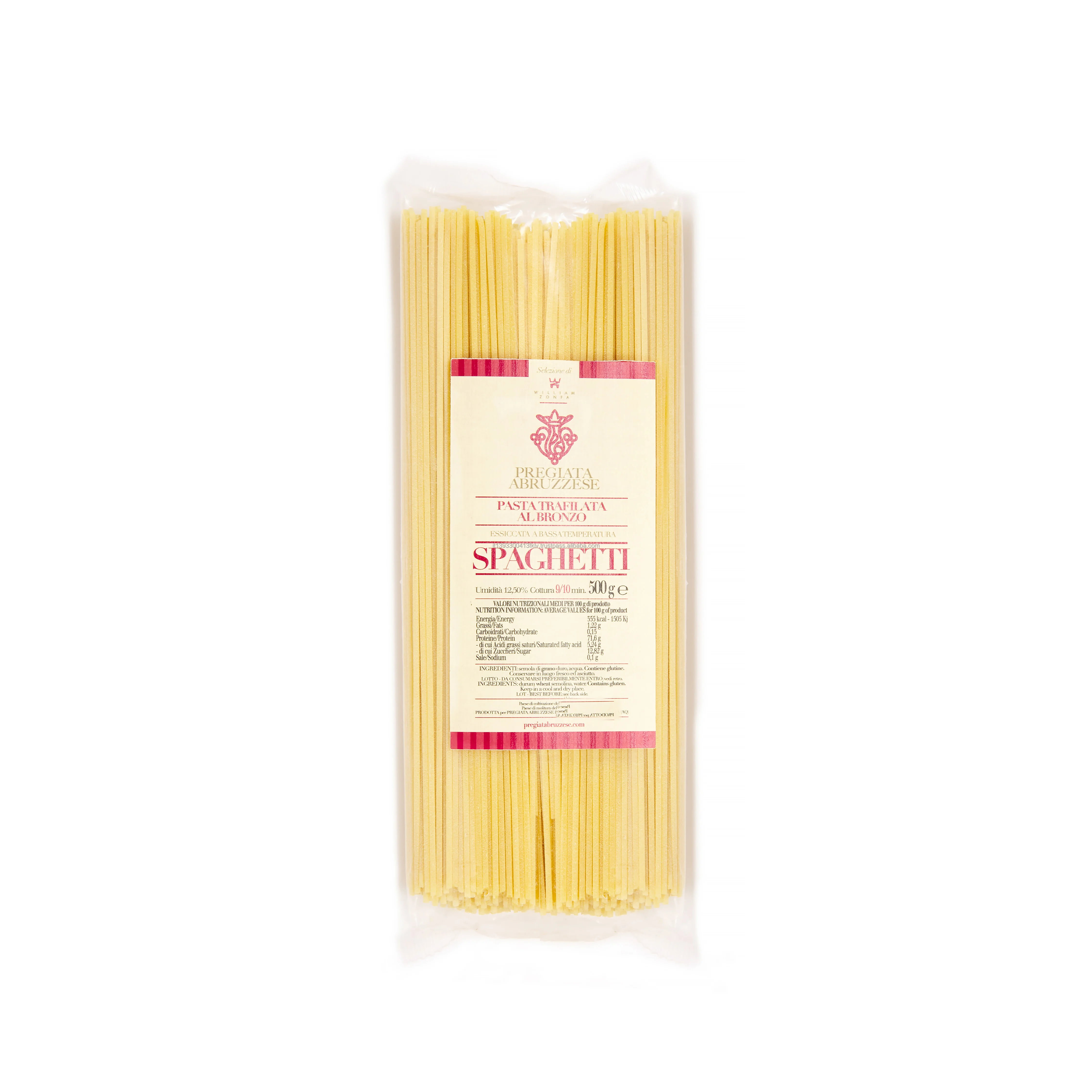 Высшее качество, стандартная традиционная итальянская паста, спагетти от Abruzzo