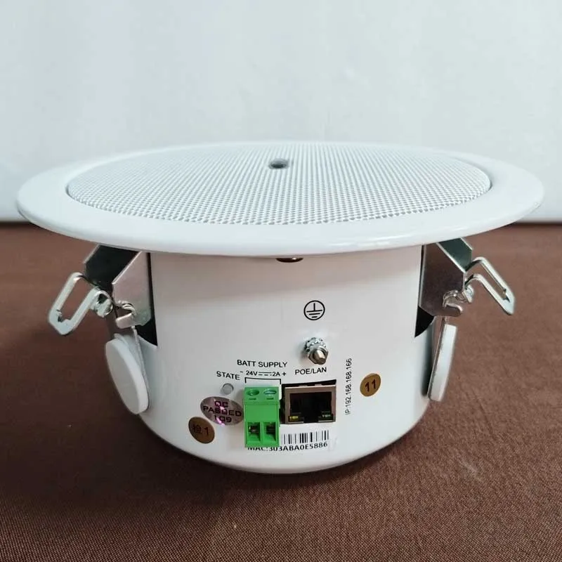 Сетевая аудиосистема ITC lP и система внутренней связи (серия T-7700) IP TCP сетевая POE потолочный динамик