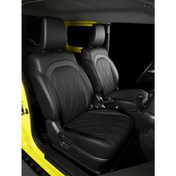 Подходят для Jimny JB64 JB74 полный комплект для автомобиля, покрытый экологически чистым кожаным чехлом для сидений, внутренние детали