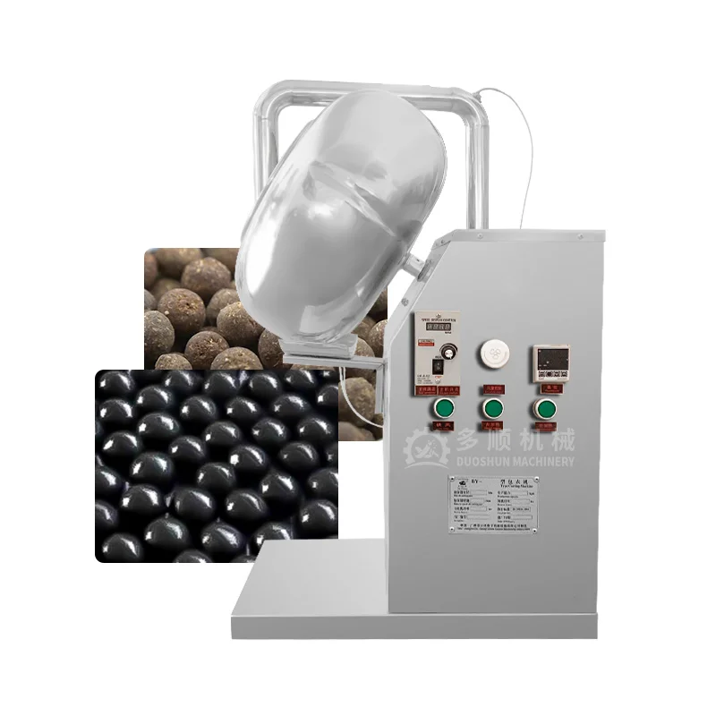 BY-400 Small Business Easy Operation Food Grade Almond Nut Sugar Coating Machine For Chocolate