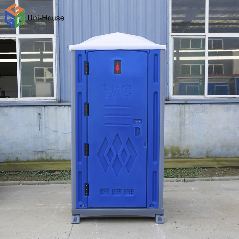 Foshan недорогая доставка сборный Туалет санитарные кабины роскошный синий мобильный туалет санитарный портативный для продажи