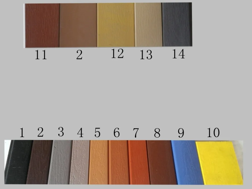 PS Wood Plastic Composite Panel Plastic Wood Plank Flooring