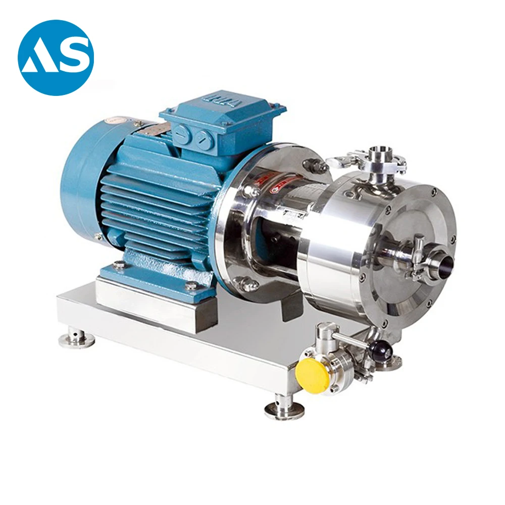 Sanitary Stainless Steel 5cubic Meter Per Hour Food Grade Cream Mix Homogeneity Emulsification Pump