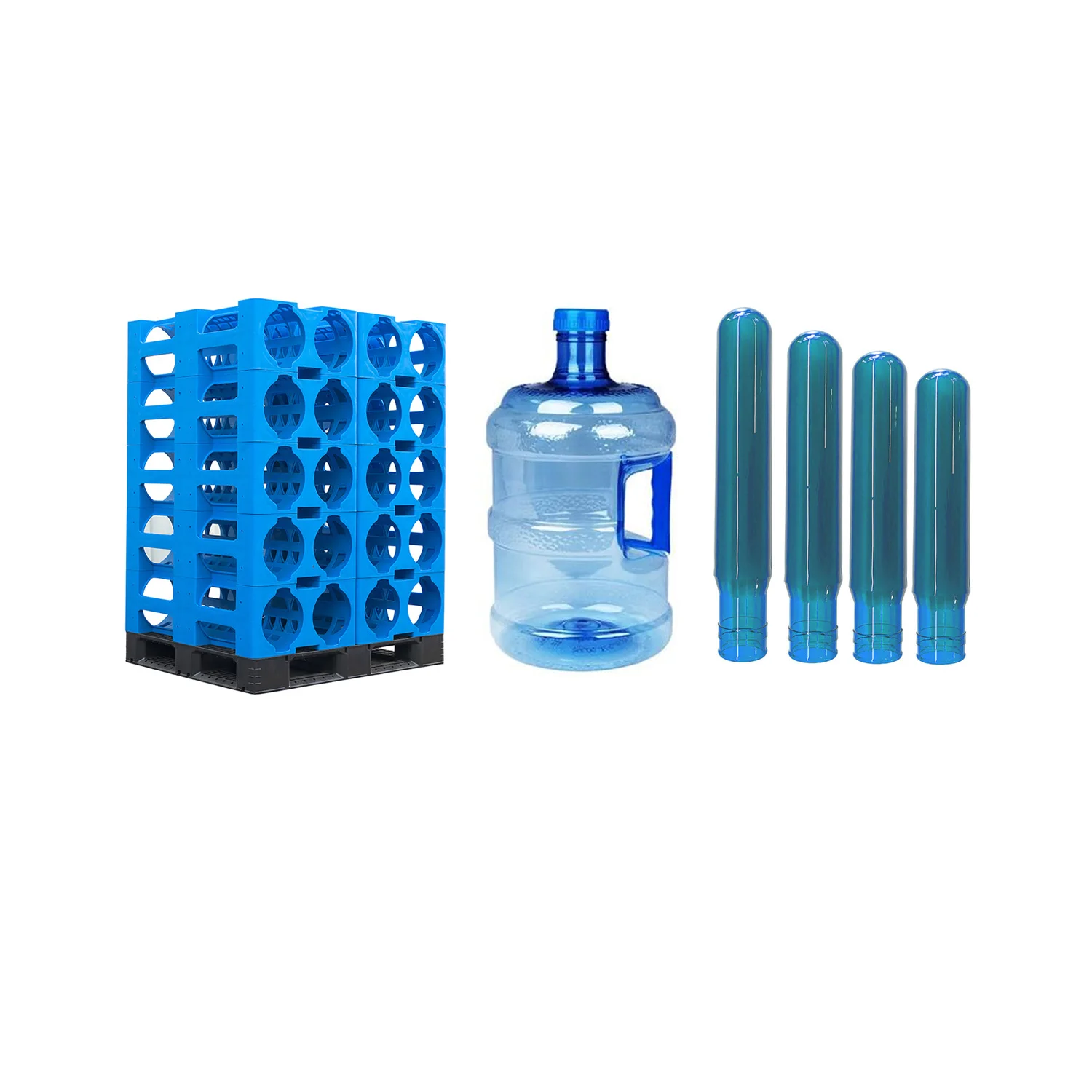 100% New 55mm 18.9L 19L 20 Liter 5 Gallon Water Pet Plastic Bottle Preform Manufacturers in China