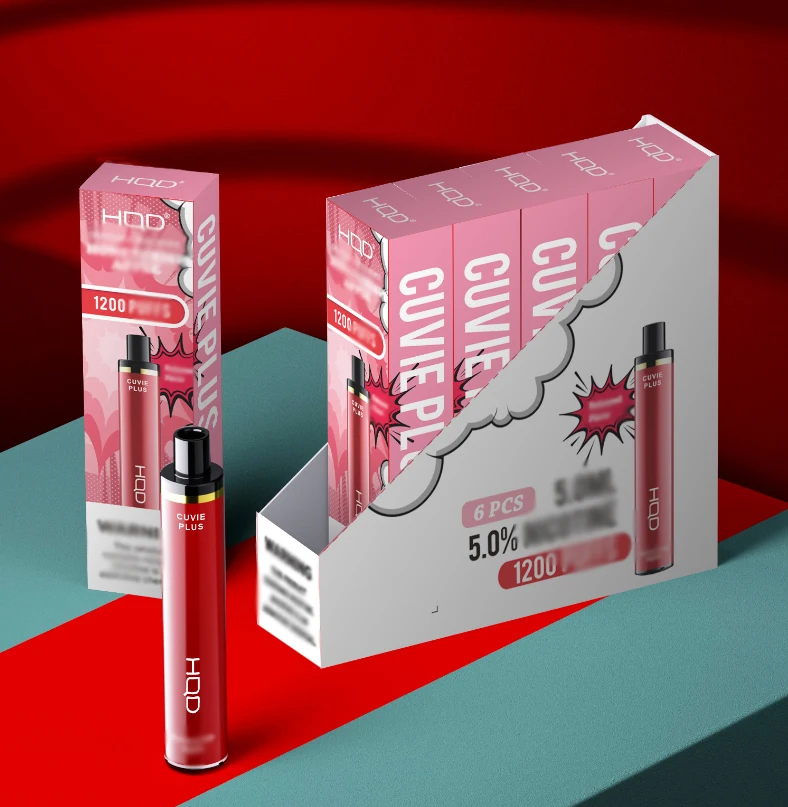 HQD Vape Hot Selling HQD Vape Pod Cuvie Plus 1200 Puffs 950mAh Battery 5% Salt Best Quality hqd E-CIG AU Best Sale