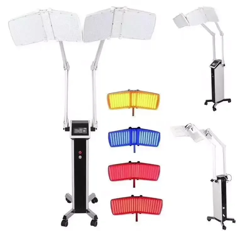 Photodynamic Therapy PDT LED Infrared Light Therapy Acne Treatment Bio Body Blue Light Sensitive Skin Care Machine with Two Arms