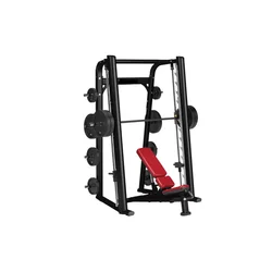 Commercial Flat oval tube Strength Training machine  Gym Fitness Equipment plate Loaded Smith Machine