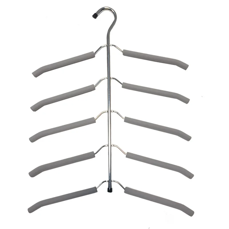 Customize Saving Room Metal Foam Hanger Non Slip Color Coat Garment Metal Hangers For Store