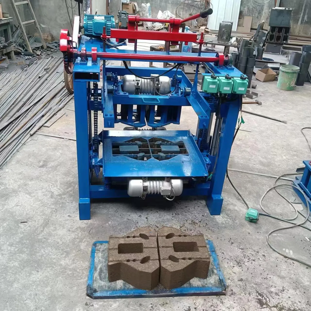 Paver Cement Block mould Hollow concrete brick making machine
